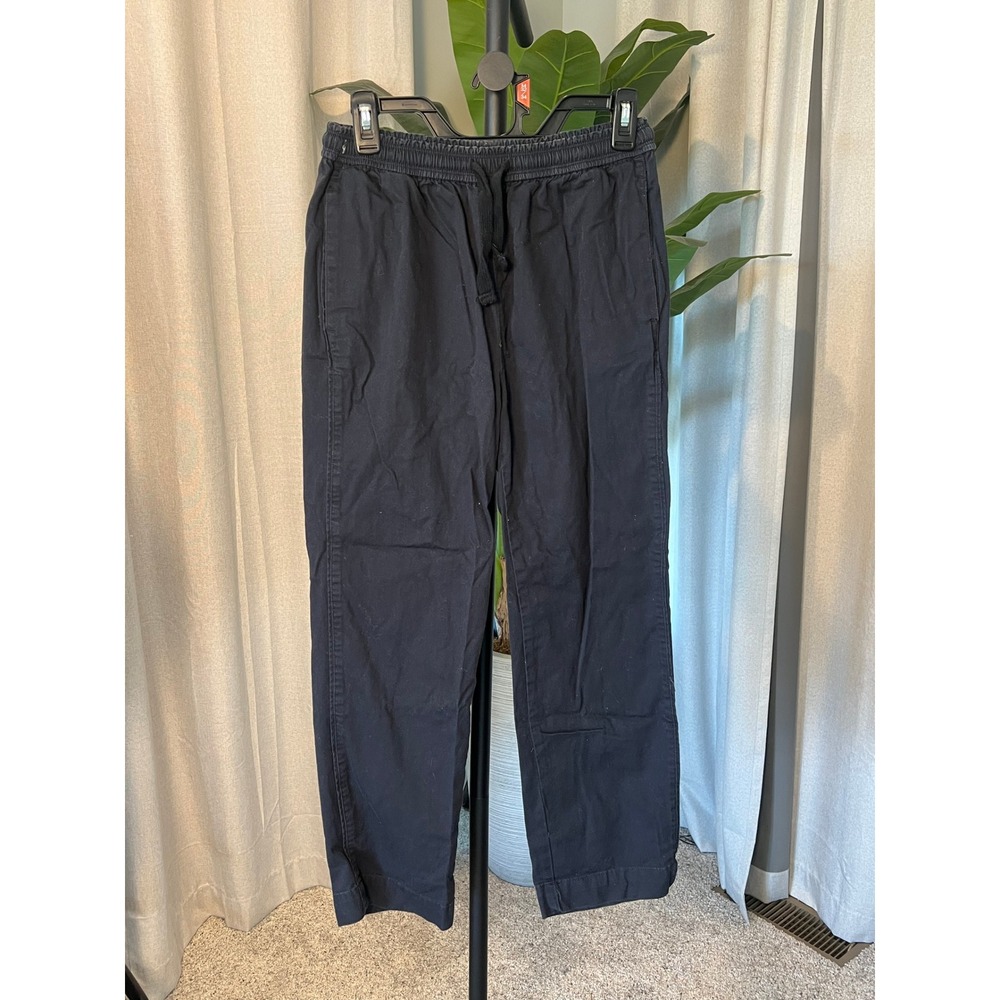 Free Assembly Womens XS Straight Leg Relaxed Black Pants